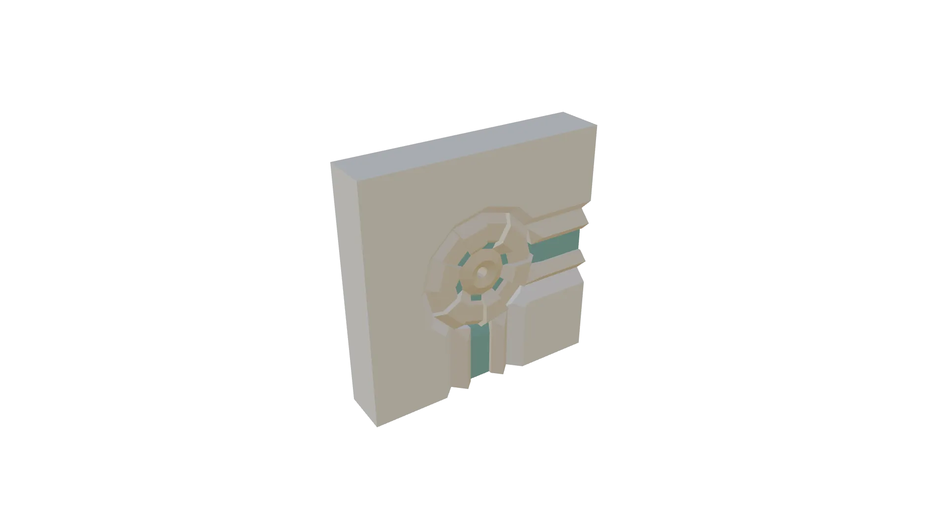 Modular Puzzle - Wall Conduit Emitter Corner