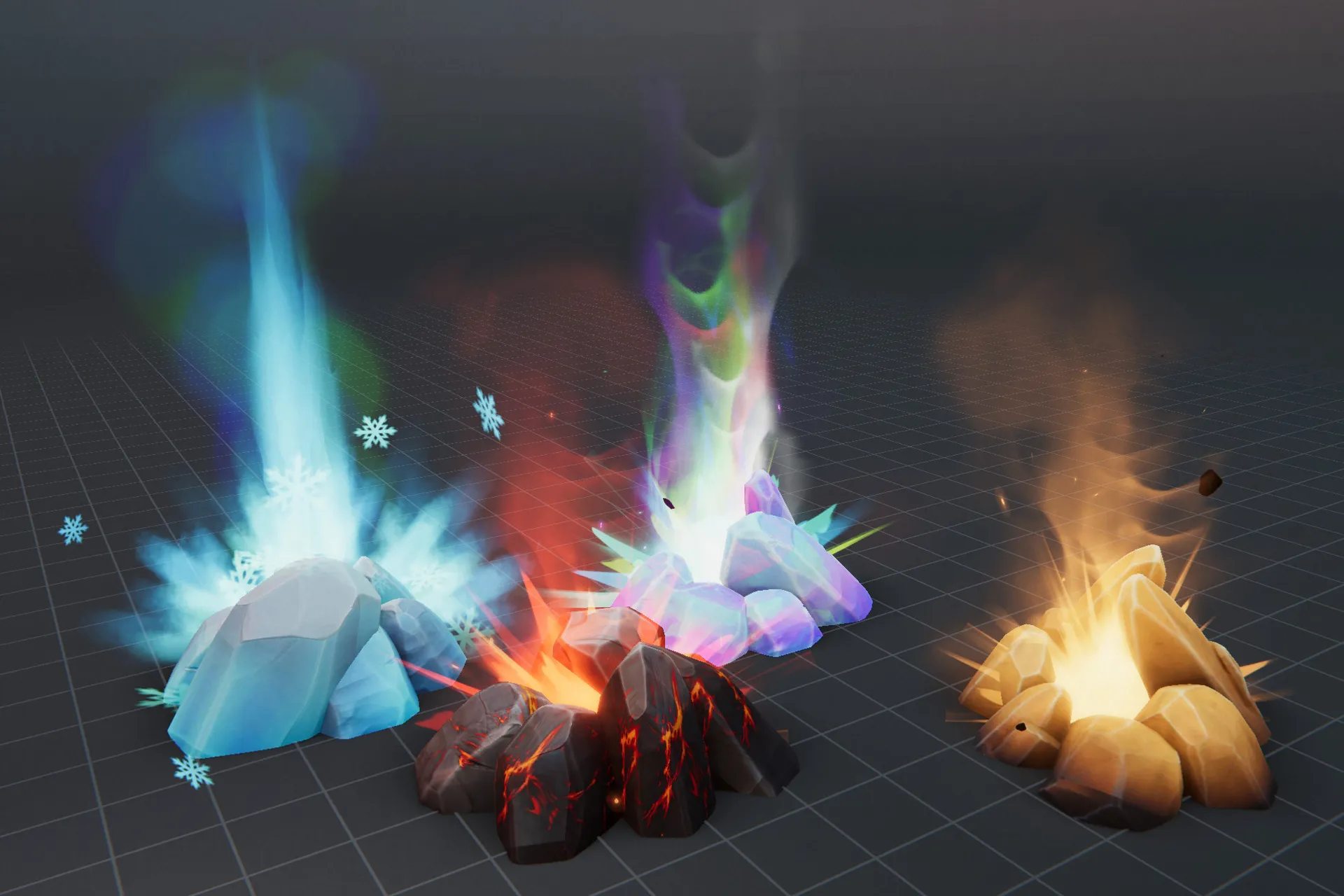 Rock Attacks - Magical Geysers VFX