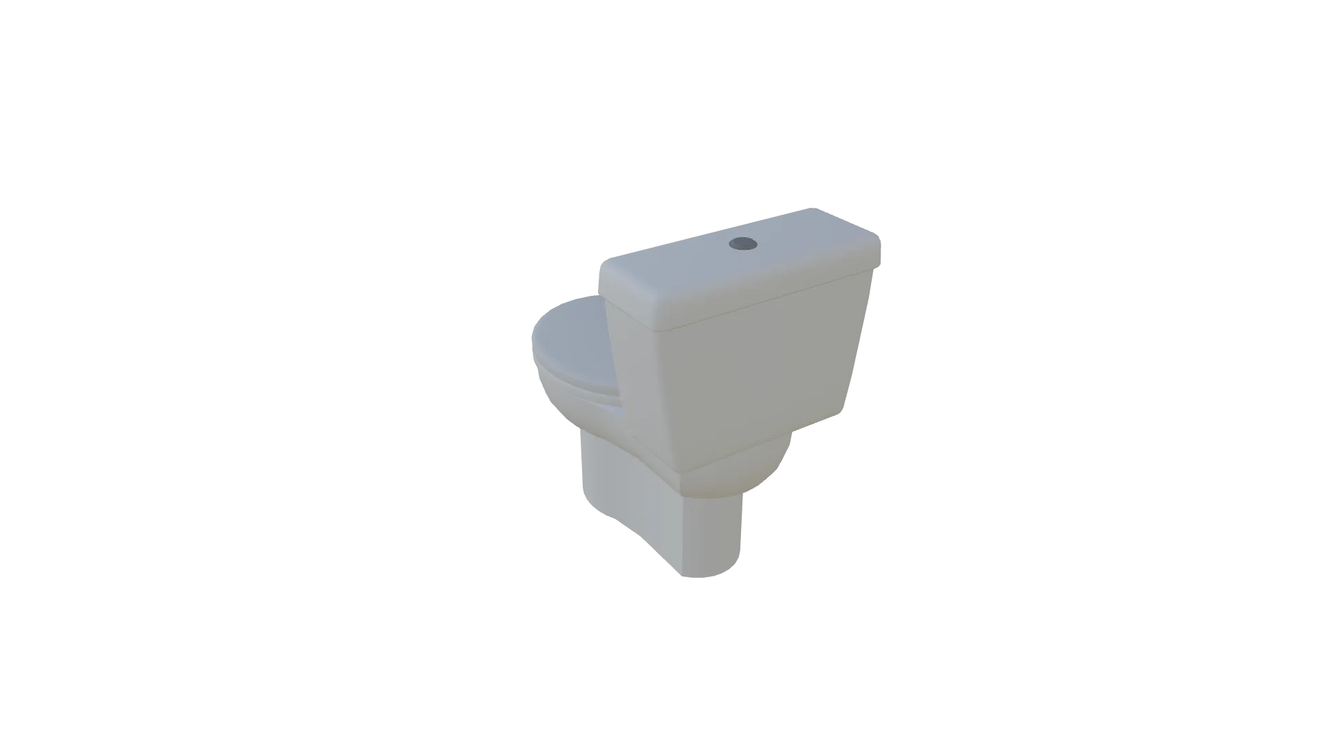 Ceramic Toilet for Bathroom (Closed)