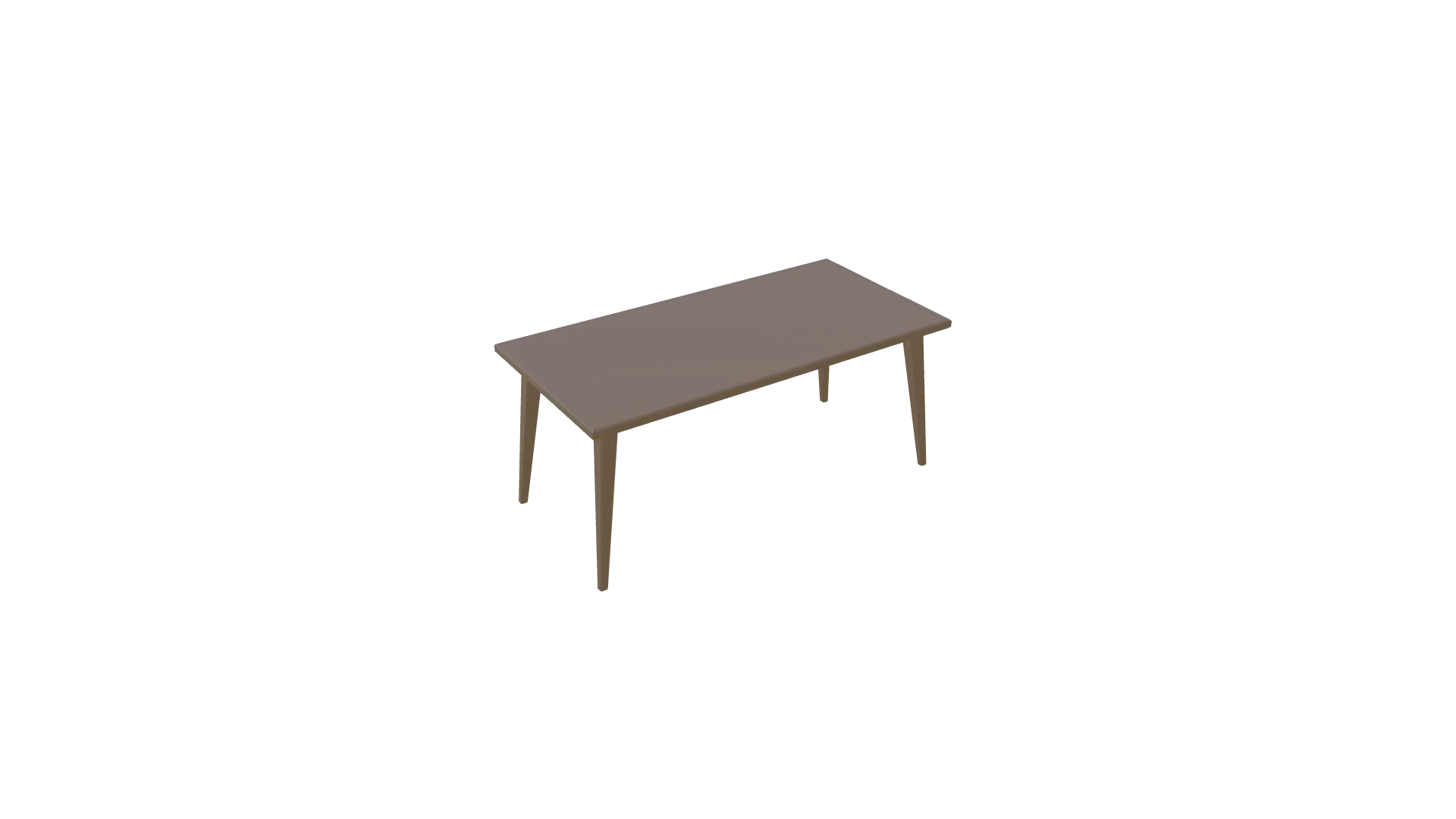 Wood Dining Table - Rectangular