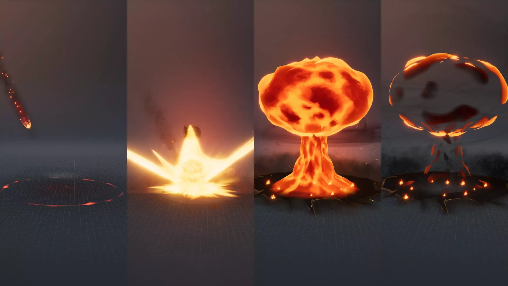 19+ Nuclear Explosion VFX - Fiur Nuke