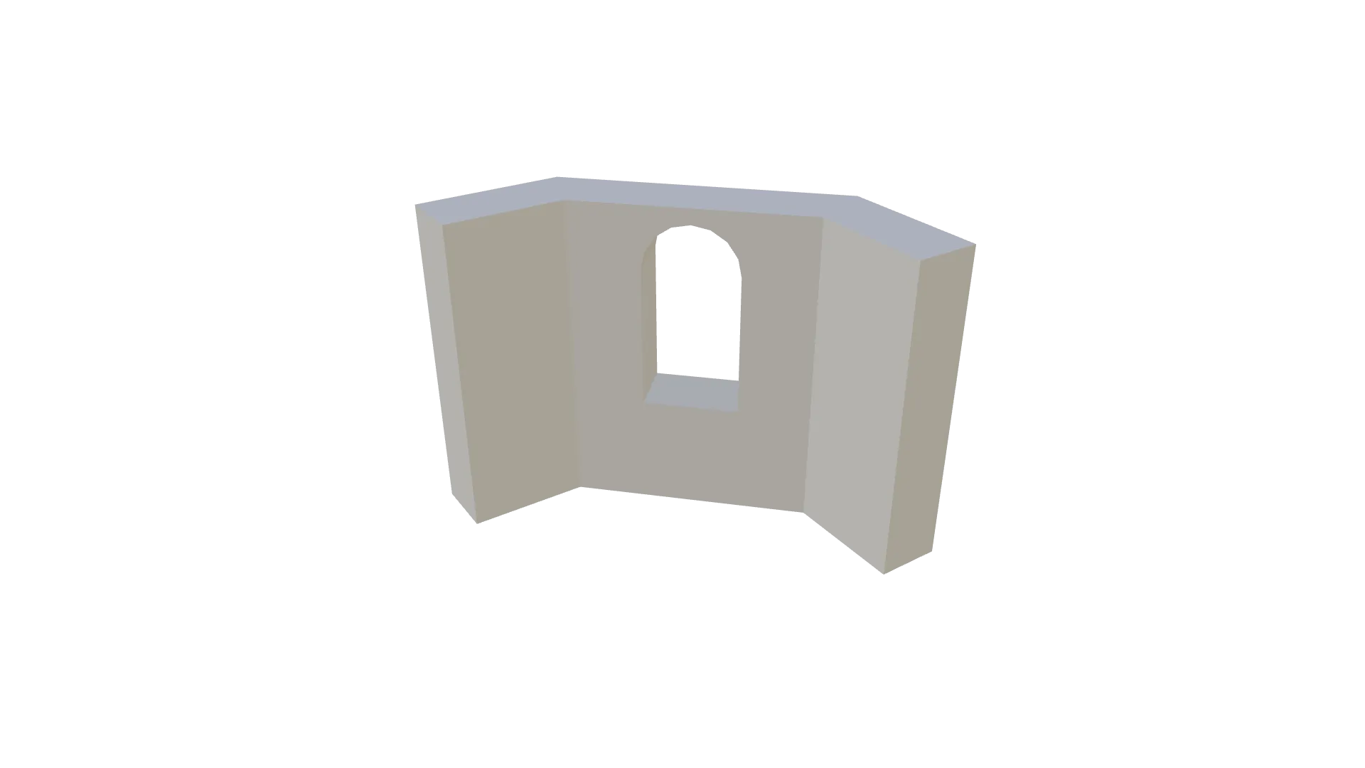 Modular Puzzle - Wall Curved Small Window