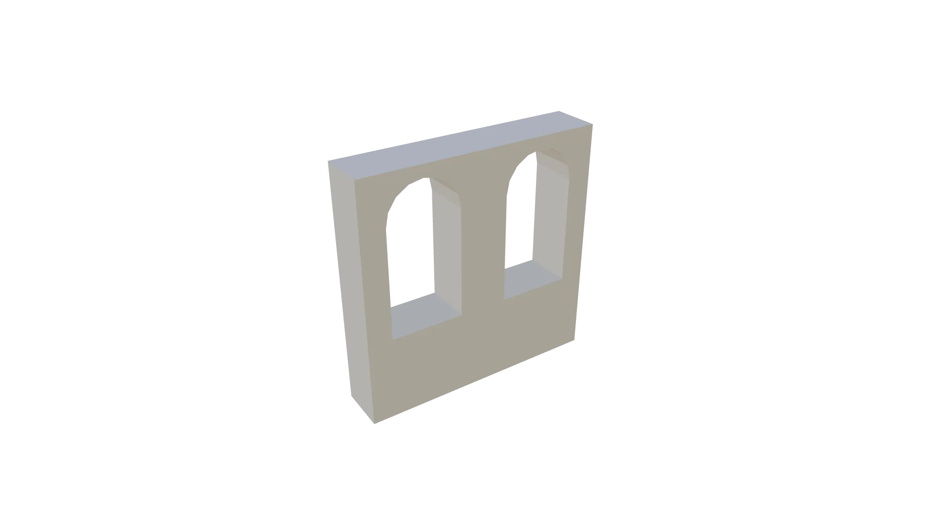 Modular Puzzle - Wall Straight Windows