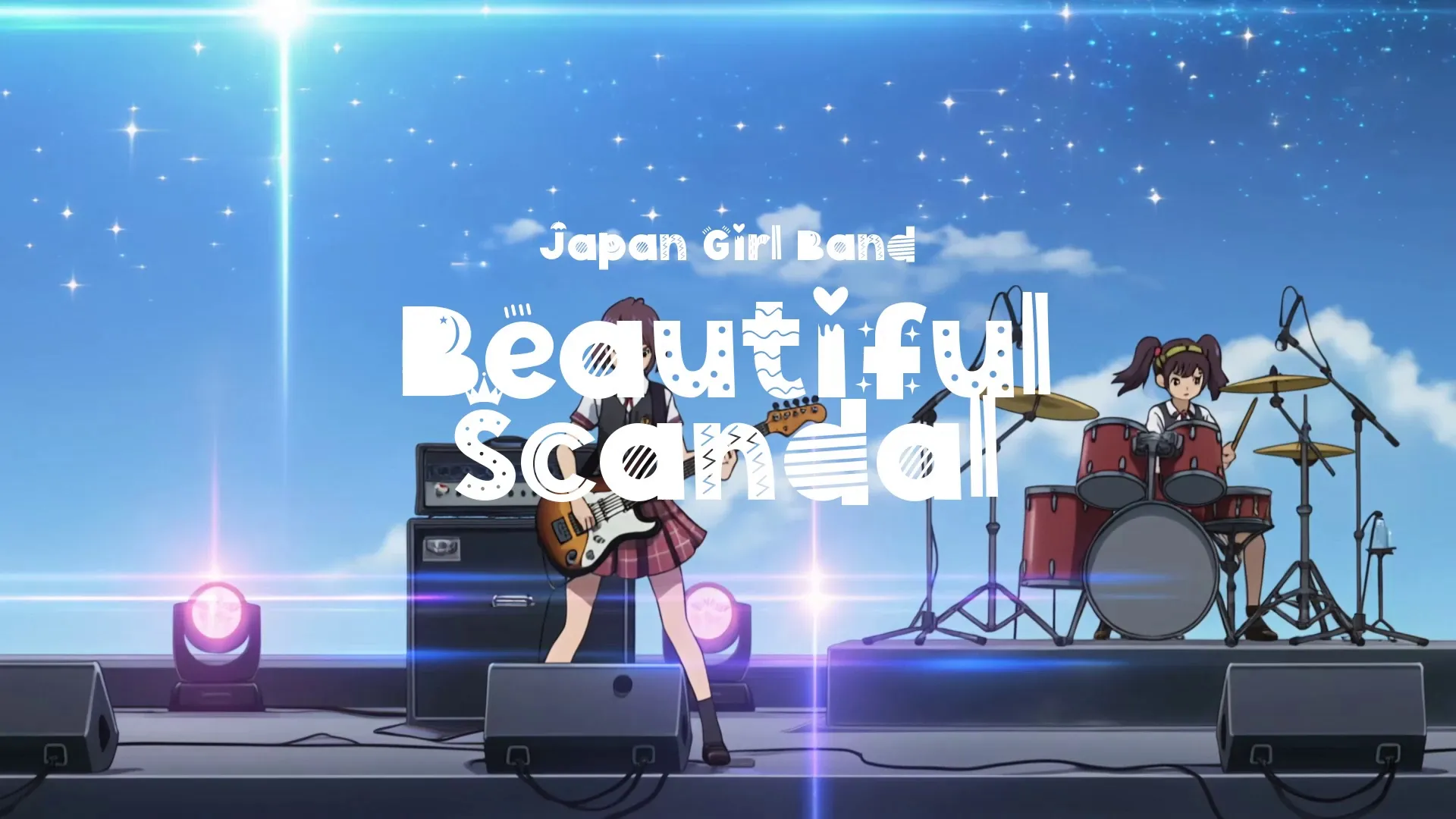 A screenshot of Beautiful Scandal / Japan Girl Band