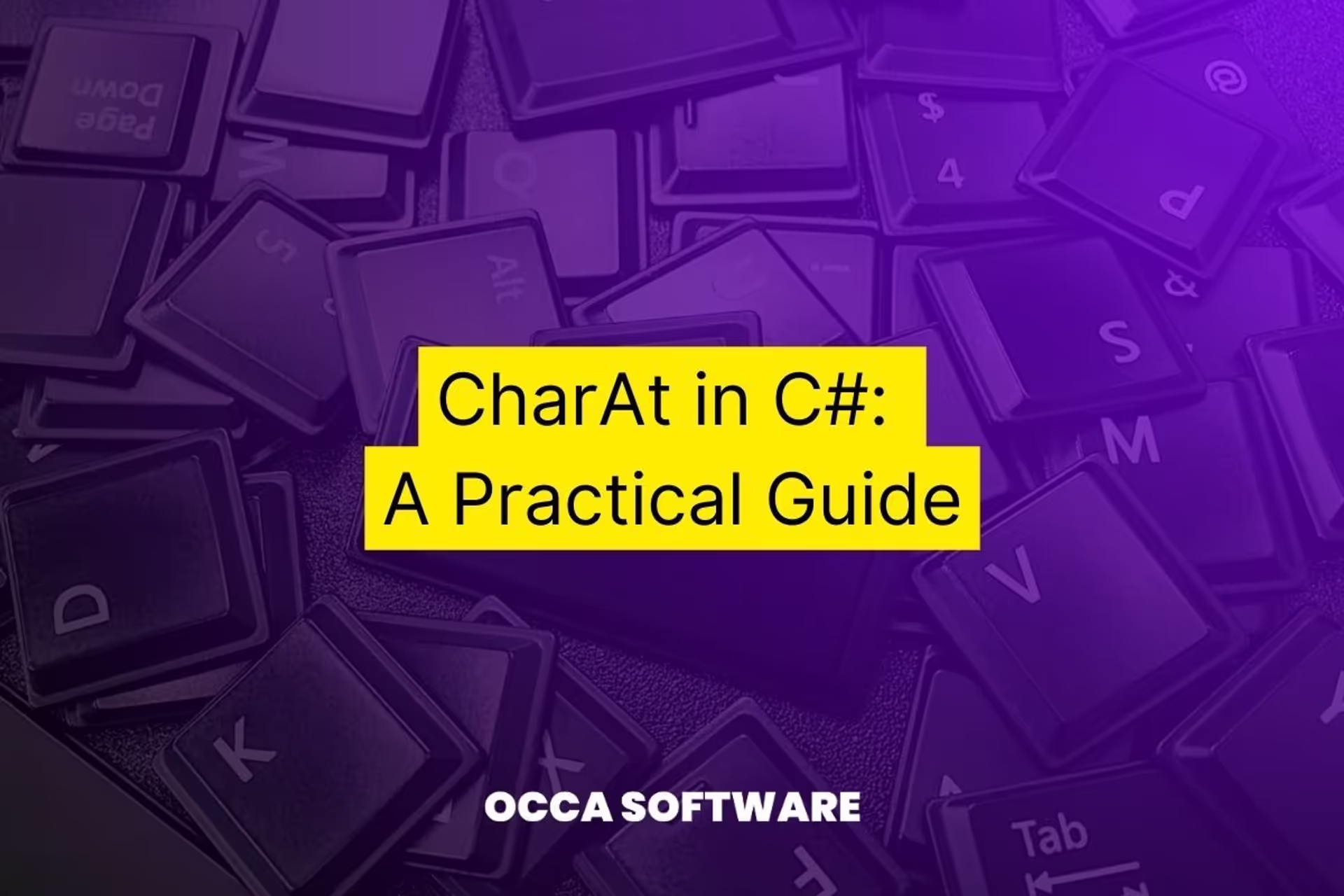 The cover for CharAt in C#: A Practical Guide