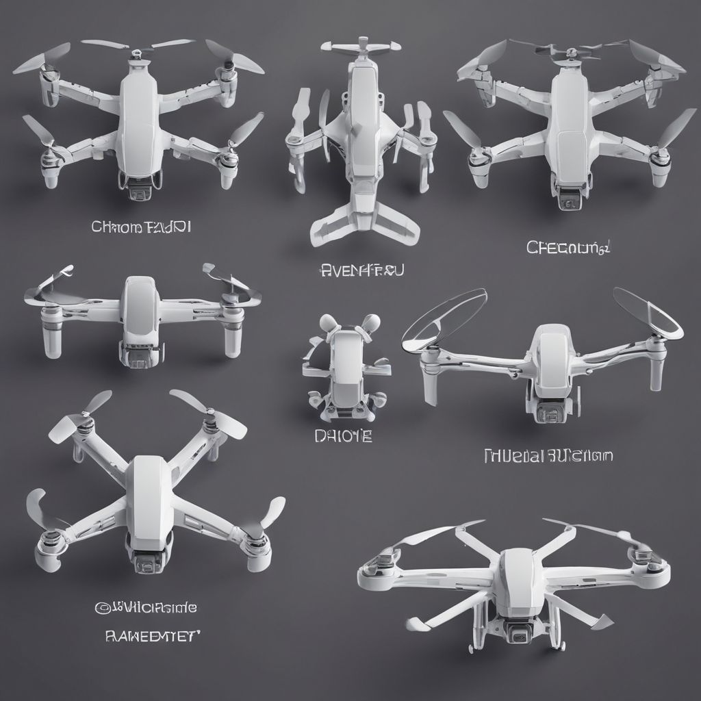 8 different Drone Models in drone Selection Screen 