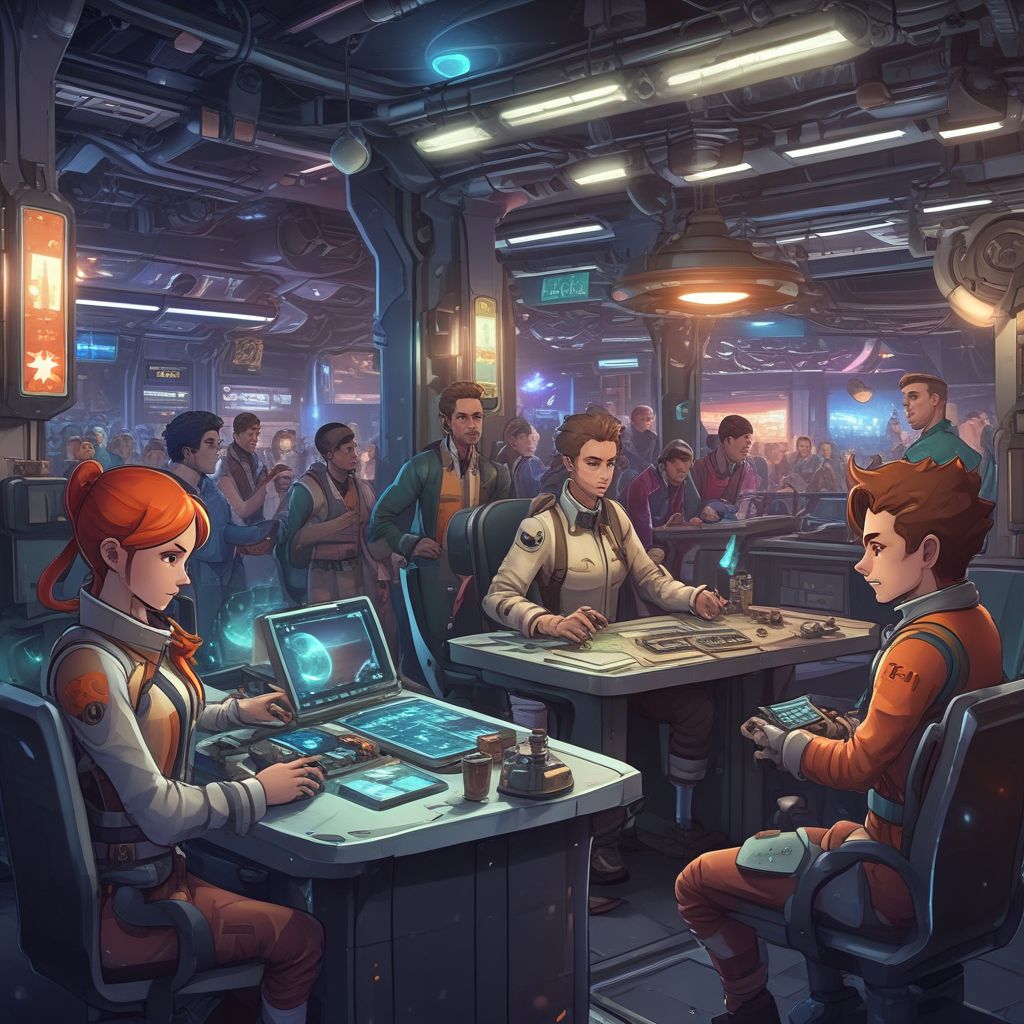 Genre: Business Simulation, Setting: Alternate History, Primary Mechanic: Parallel Universes, Objective: Build and manage a successful space trading company, Unusual Mechanic: Characters can manipulate the game's loading screens, 